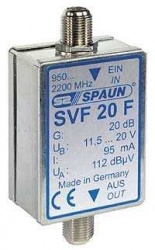 Zesilovač linkový SAT-MF SVF 20 F 20dB