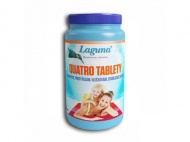Multifunkční tablety pro chlorovou dezinfekci bazénové vody LAGUNA 4v1 Quatro 2,4kg