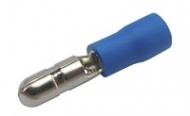 Konektor kruhový 4mm, vodič 1.5-2.5mm  modrý