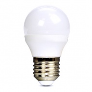 Žárovka LED E27  8W miniGLOBE bílá teplá SOLIGHT WZ424-1