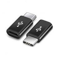 Redukce USB micro - USB C, černá