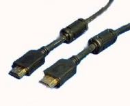 Kabel HDMI-HDMI 2m zlacené kononektory with ETHERNET 1.4